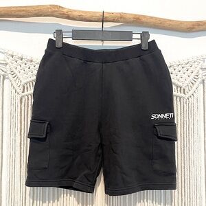 European Sonneti London Lounge/Athletic Soft Capri Cargo Shorts Sz M/L UNISEX